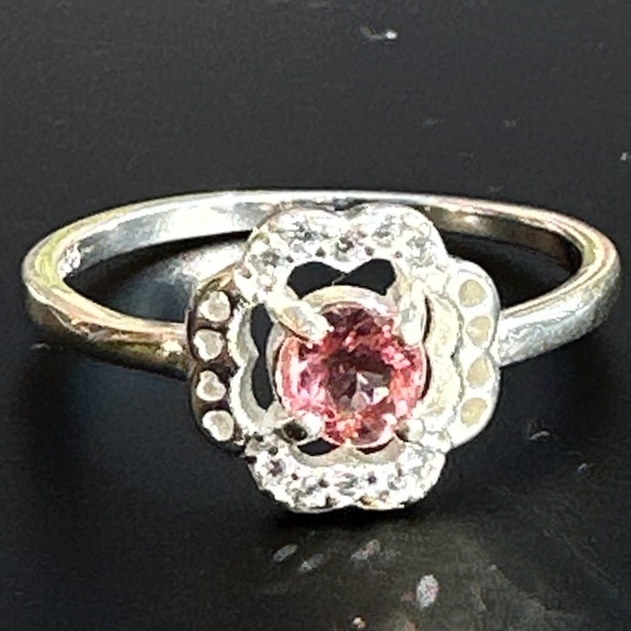 Natural Tourmaline 11.1 Carat AAA pink tourmaline crystal ring - Picture 3 of 17